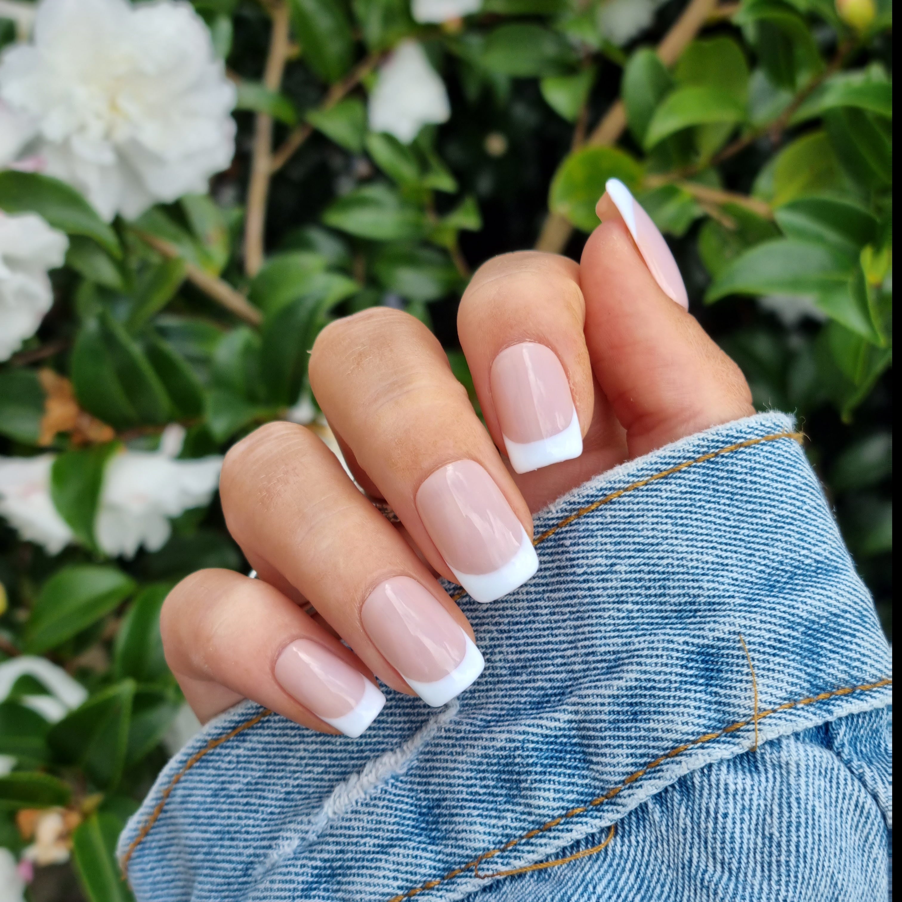 Elegant Classic French Nail Look